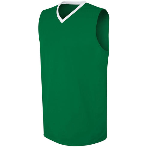 Russell Athletic Youth Transition Jersey (332371-C), Color 'Kelly/White'